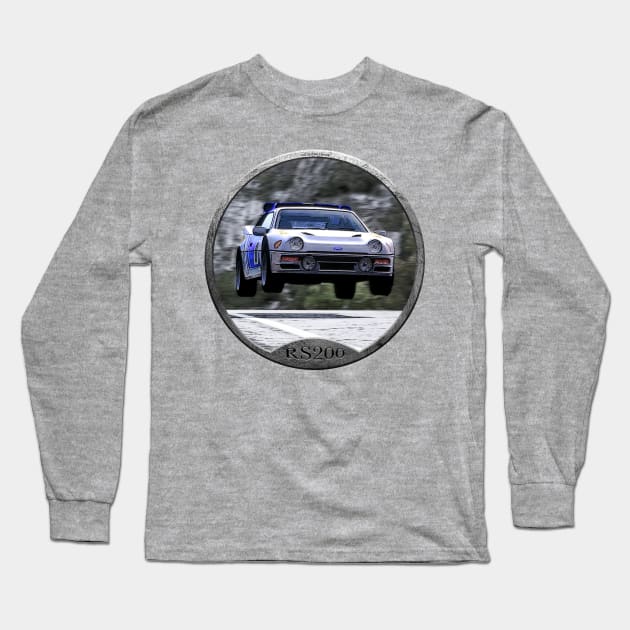 RS200 Long Sleeve T-Shirt by CoolCarVideos